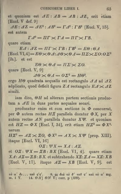 Apollonii Pergaei quae graece exstant cum ... - Wilbourhall.org