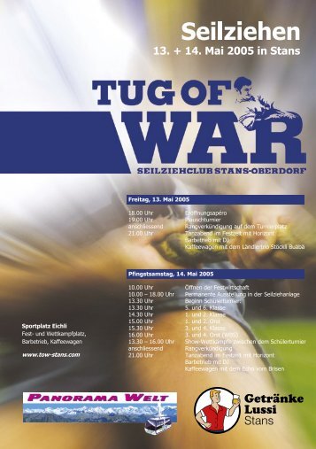 Tug of war Festführer Pfingsten 2005 - Seilziehklub Stans-Oberdorf