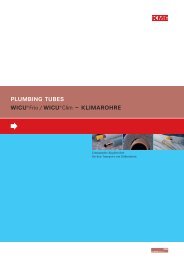 plumbing tubes wicu®Frio /wicu®Clim – klimarohre