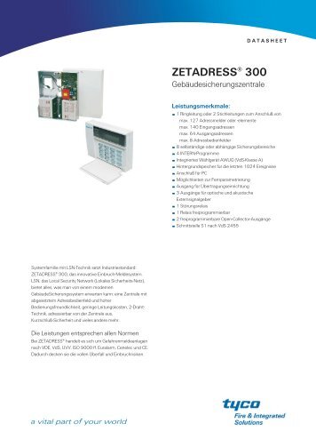 ZETADRESS® 300 Gebäudesicherungszentrale