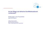 Ist die Pflege auf ethische Konfliktsituationen vorbereitet? - Valeo