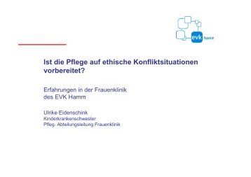 Ist die Pflege auf ethische Konfliktsituationen vorbereitet? - Valeo