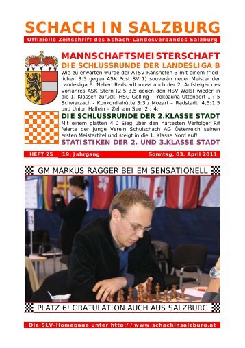 19. Jahrgang - Heft 25 - Schach-Landesverband Salzburg