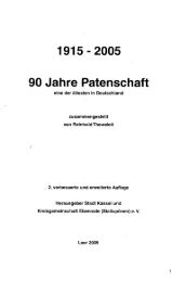 90 Jahre Patenschaft Kassel für Stallupönen ... - Ostpreußen