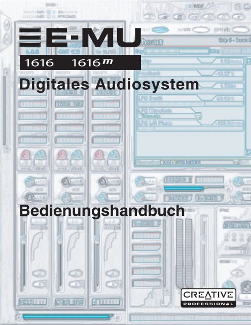 E-MU 1616/1616m CardBus Digitales Audiosystem - Creatives Site