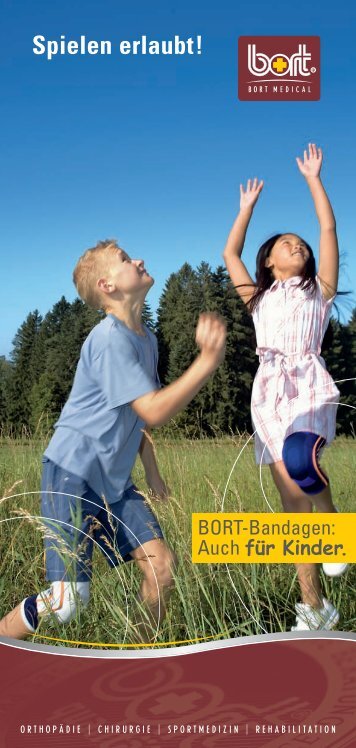 Bandagen für Kinder - Sanitätshaus Burbach + Goetz