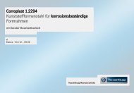 Zusatzinformationen - ThyssenKrupp Materials Schweiz