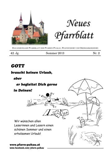 Neues Pfarrblatt - Pfarre Pulkau