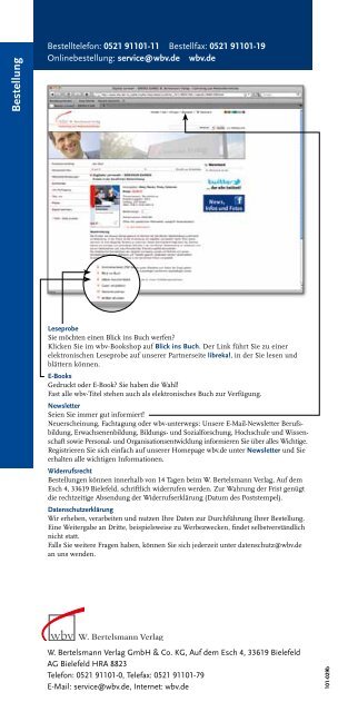 Gratisdownload (PDF Datei) - W. Bertelsmann Verlag