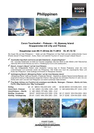 Tauchsafari zum Aporeef und Coron in Combi mit - Roger Tours