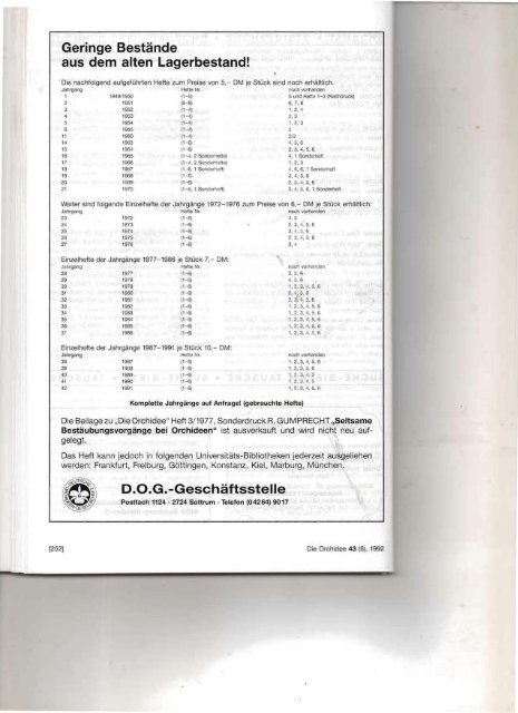 JAHRGANG 43 HEFT 6 NOVErviBER/OEZEMBER 1992