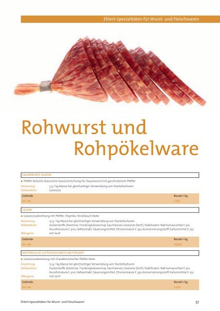 Der Katalog zum Download - Gustav Ehlert GmbH & Co. KG