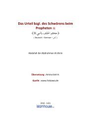 Das Urteil bzgl. des Schwörens beim Propheten - PDF