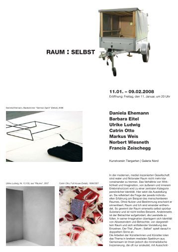 RAUM : SELBST - Kunstverein Tiergarten