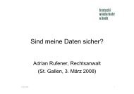 Sind meine Daten sicher?