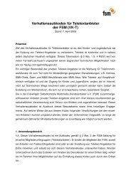 Verhaltenskodex (pdf) - fsm