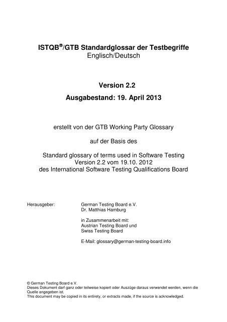 istqb - Certified Software Tester Switzerland