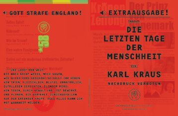 Die letzten tage Der Menschheit - Schauspiel Stuttgart