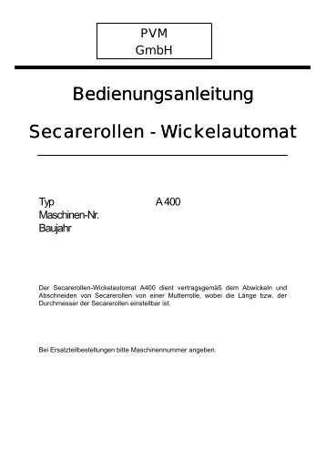 pdf Dokument - Maschinensucher.de