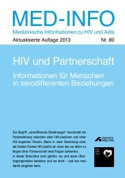 HIV und Partnerschaft | Neuauflage 2013 - AIDS-Hilfe Köln e.V.