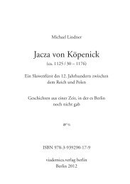 JACZA von Köpenick - viademica.verlag berlin