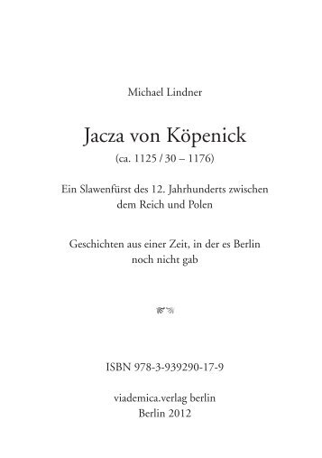 JACZA von Köpenick - viademica.verlag berlin