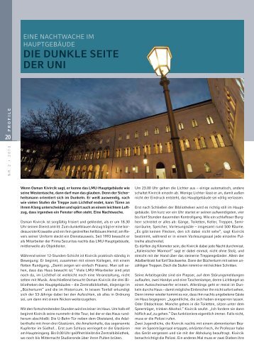 Die DUNKle SeiTe Der UNi