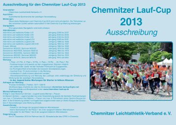 Chemnitzer Lauf-Cup 2013 (PDF) - Oederaner Lauftag