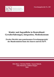 Kinder und Jugendliche in Deutschland - Kriminologisches ...