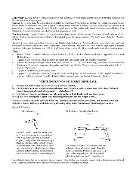 Unterlagen Ballsporttage Basketball Ernst Schlemmer