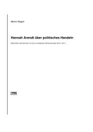 Hannah Arendt ¨uber politisches Handeln - Humboldt-Universität zu ...