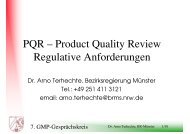 Regulative Anforderungen an den product-quality-review
