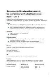 Modul 1 und 2 - DLRG Landesverband Westfalen eV