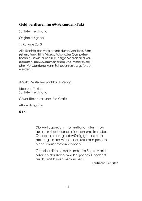 Klicken Sie bitte hier, um Ihr Ebook als PDF-Datei ... - Benn-Verlag