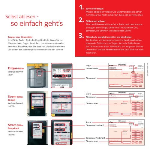 Zähler ablesen – ganz einfach - E.ON AG