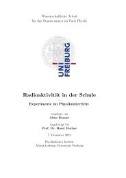 Radioaktivität in der Schule - Abteilung Königsmann - Albert ...