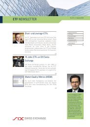 ETF NEwSLETTER - SIX Swiss Exchange