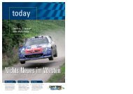 Samstag, 12. August OMV ADAC Rallye - Auto-Sports.de