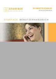 Benutzerhandbuch STARFACE 4 - STARFACE Telefonanlage