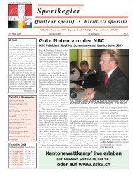 Zeitung Nr. 7 - Schweizer Sportkeglerverband