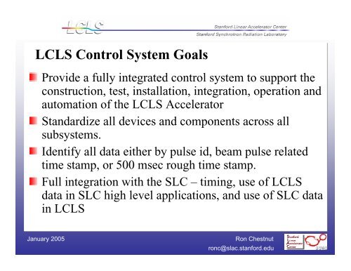 SLAC Controls Evolution - DESY - MPY-Group