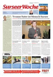 Ausgabe Surseer Woche 10. Dezember 2009 - Neu auf www ...