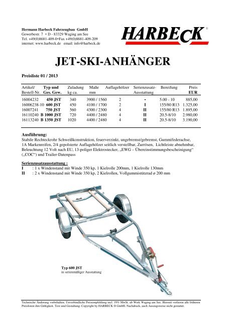 Jetski PL.01-2013 - Schiffswerk