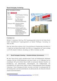 Bosch Packaging Technology - TRIZ-online