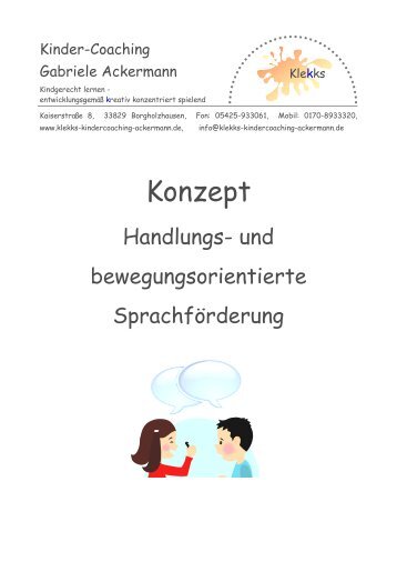 Konzept - Klekks-kindercoaching-ackermann.de