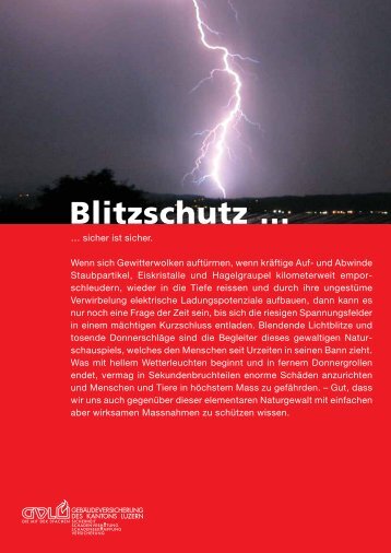 Allgemeines zum Blitzschutz - Guggisberg Dachtechnik AG