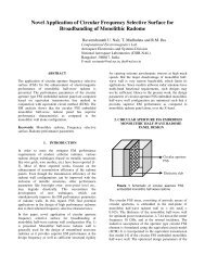 Novel Application of Circular Frequency Selective Surface for ...