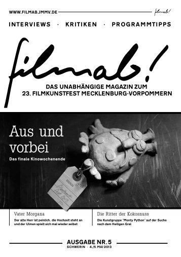 Ausgabe als PDF - Magazin und Blog zum filmkunstfest MV ...