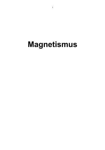 Magnetismus