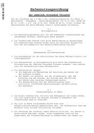 Hafennutzungsordnung - Amt Mönchgut-Granitz